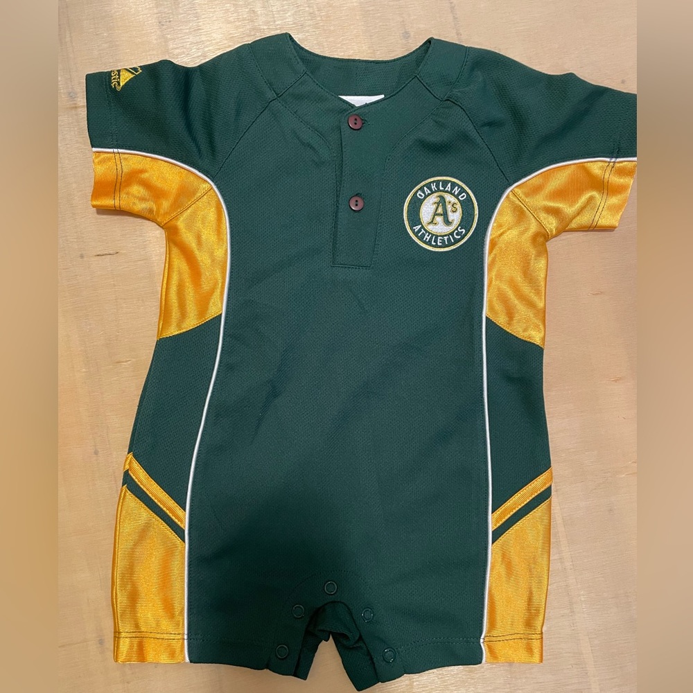 Infant Oakland A’s onesie